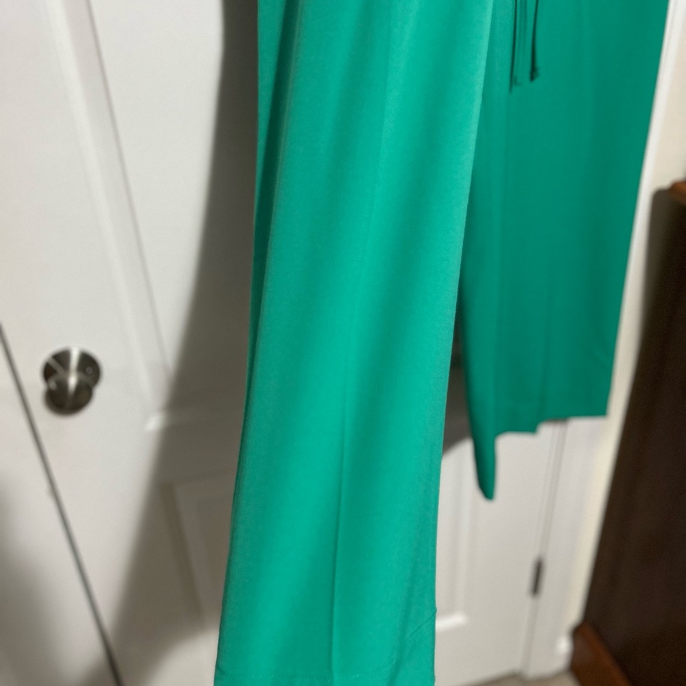 Elegant Green Women's Palazzo pants - Picture 2 of 5